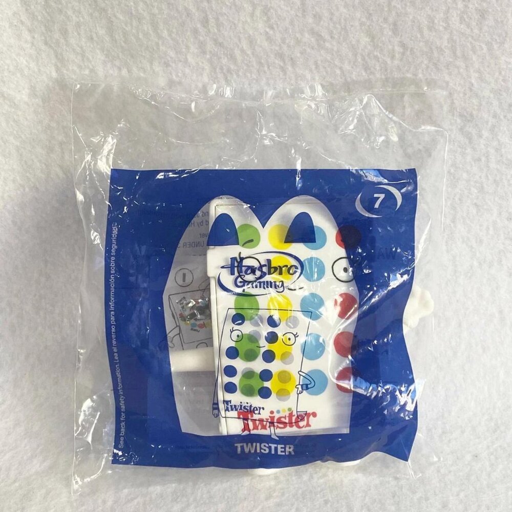 2021 Hasbro Gaming Twister Game McDonald's Happy Meal Toy #7 NEW SEALED